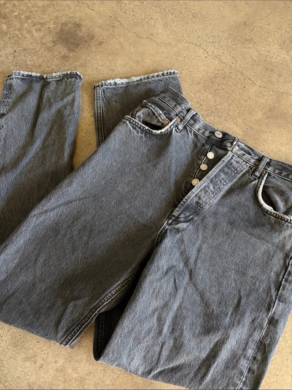 Agolde Black Wash Jeans
